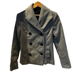 Rampage Gray Peacoat Small 